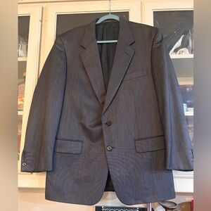 Made in Italy wool/silk sport coat blazer 44R excellent condition gray